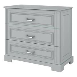 Bellamy Ines komoda 3 zásuvky Neutral Gray, Kolor: Neutral Gray