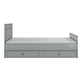 Bellamy Ines postel 200×90 se zásuvkou Neutral Gray, Rozmiar: 200x90, Kolor: Neutral Gray