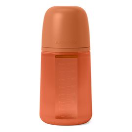 Suavinex silikonová kojenecká láhev SX Pro střední průtok 240 ml Colour Essence Cihlová 4m+, Kolor: Ceglasty