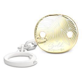 Suavinex klip na dudlík Gold Edition šedý, Kolor: Szary