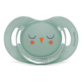 Suavinex anatomický dudlík SX Pro 6-18m Bonhomia Sova Mátová, Wiek: 6-18m, Rodzaj: anatomiczny, Kolor: Miętowy
