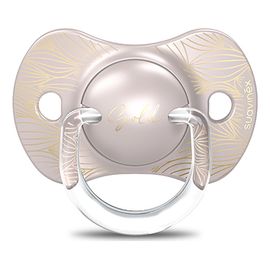 Suavinex fyziologický dudlík SX Pro 6-18m Gold Edition šedý, Wiek: 6-18m, Kolor: Szary