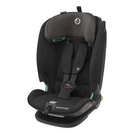 Maxi-Cosi Titan Plus i-Size - mitwachsender Kinderautositz (76 - 150 cm | 9 - 36 kg | 15 M - 12 J), Kolor: Authentic Black