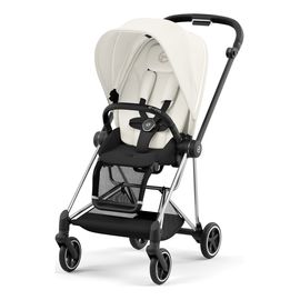 Cybex Mios 3.0 sportovní kočárek, Rodzaj wózka: spacerowy, Kolekcja: Comfort, Kolor materiału: Off white, Kolor ramy: Chrome Black