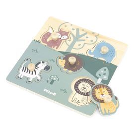 Viga PolarB puzzle z uchwytami zwierzęta