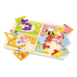 Viga puzzle na podkładce 4w1 Owady