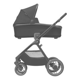 Maxi-Cosi Oxford kombinovaný kočárek 2v1, Rodzaj wózka: głęboko-spacerowy, Kolor materiału: Essential Black