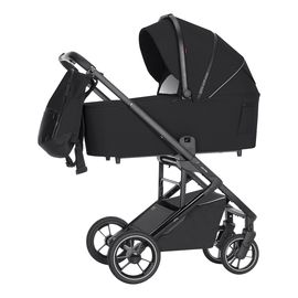 Carrello Alfa kombinovaný kočárek 2v1, Rodzaj wózka: głęboko-spacerowy, Kolor materiału: Midnight Black