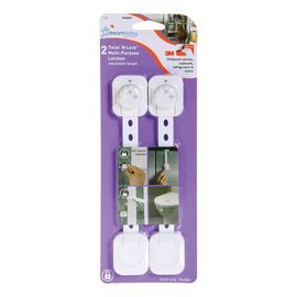 Dreambaby wielofunkcyjne zabezpieczenie Twist n Lock do szafek, lodówek, toalety