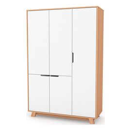 Veres Manhattan 1200 – dětská skříň (120×47×182,5 cm) – White Natural, Rozmiar: 120 cm, Rodzaj: szafa, Kolor: White Natural