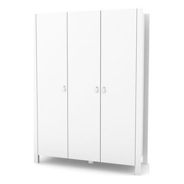 Veres Monaco 1310 – dětská skříň, třídveřová (131×47×179,5 cm) – White, Rodzaj: trzydrzwiowa, Kolor: White