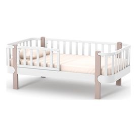 Veres Monaco 160 – mládežnická postel z bukového dřeva (160×80 cm) – Cappuccino White, Rozmiar: 160x80 cm, Kolor: Cappuccino White