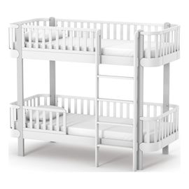 Veres Monaco 190 – dětská patrová postel (190×80 cm) – White Grey, Kolor: White Grey