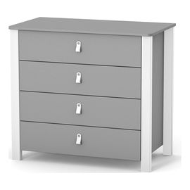 Veres Monaco 900 – dětská komoda (90 cm) – Graphite White, Rozmiar: 90 cm, Kolor: Graphite White