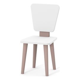 Veres New York – dětská židlička s opěradlem – Cappuccino White