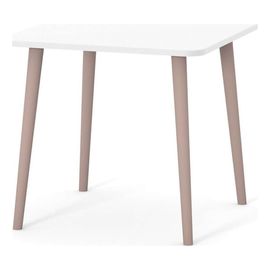 Veres New York – dětský dřevěný stoleček – Cappuccino White