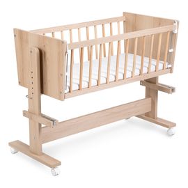 LittleSky by Klupś Zoya přistavná postýlka 89x40 Buk, Rozmiar: 89x40, Kolor: Buk