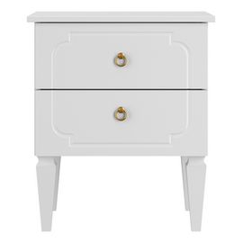 Bellamy Royal noční stolek Timeless White, Kolor: Timeless White