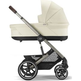 Cybex Balios S Lux 2.0 kombinovaný kočárek 2v1, Rodzaj wózka: głęboko-spacerowy, Kolor materiału: Seashell Beige
