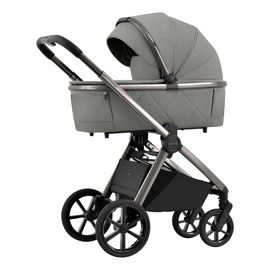 Carrello Omega kombinovaný kočárek 2v1, Kolor materiału: Superb Grey, Kolor ramy: Silver
