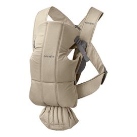 BabyBjorn Mini Woven nosítko béžové, Rodzaj: Woven, Kolor: Beige