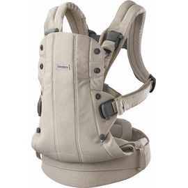 BabyBjorn nosítko Harmony 3D Mesh Světle béžový melanž, Rodzaj: Woven, Kolor: Jasny beż melanż