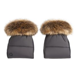 Anex rukávník na kočárek, Kolor materiału: Ciemnoszary