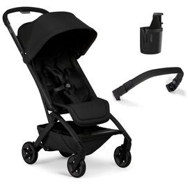 Joolz Aer2 Reisebuggy für Flugzeug mit Zubehör-Set - kompakter Sportwagen, faltbar, nur 6,5 kg, IATA-konform, Rodzaj wózka: spacerowy z akcesoriami, Kolor materiału: Space Black