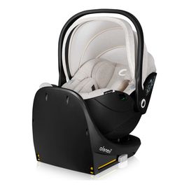 Lionelo Moxie i-Size mit Isofix-Basis - drehbare Babyschale (40 - 87 cm | 0 - 13 kg | 0 - 15 Monate), Baza: z bazą, Kolor: Beige Sand