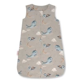 Waldin bambusový spací pytel pro miminka 0.5 tog 0-6 měs. Velryby Dark Beige, Rozmiar: 0-6m, Rodzaj: 0.5 tog, Kolor: Dark Beige