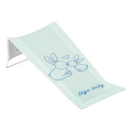 Tega leżaczek kąpielowy Króliczki Jasny Zielony, image 