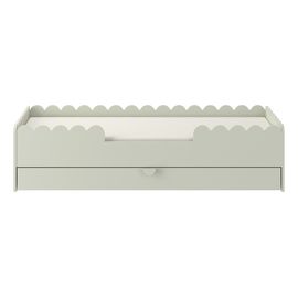 Bellamy Book Nook postel 160x80 Montessori se zásuvkou Sage, Kolor: Sage