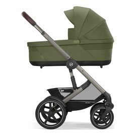 Cybex Talos S Lux 3 - kočárek 2v1 s hlubokou korbou, Rodzaj wózka: głęboko-spacerowy, Kolor materiału: Moss Green