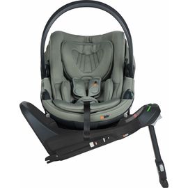 BeSafe Go Beyond&sup2; with Base - Lie-Flat Infant Car Seat (40-87 cm | 0-13 kg | Birth to 18 months), Baza: Beyond Base, Kolor: Meadow Green SoftBreeze, image 