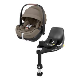 Maxi-Cosi Pebble 360 Pro 2 with FamilyFix 360 Base - 360&deg; Rotating Infant Car Seat (40-87 cm | 0-13 kg | Birth to 18 Months), Baza: FamilyFix 360, Kolor: Twillic Truffle, image 