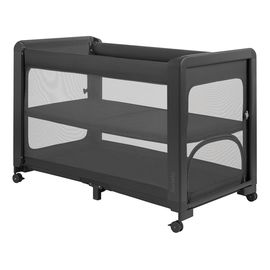 Lionelo Patty cestovní postýlka s přistýlkou Grey Graphite