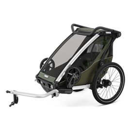 Thule Chariot Lite přívěsný vozík za kolo pro jedno dítě, Rodzaj wózka: dla jednego dziecka, Kolor materiału: Vintage Green
