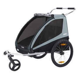 Thule Coaster XT - Bike Trailer for One or Two Children, Kolor: Soft Blue, image 