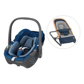 Maxi-Cosi Pebble 360° autosedačka s lehátkem Kori 2v1 (45 - 83 cm | 0 - 13 kg | 0 - 15 měsíců), Baza: zestaw promocyjny, Kolor: Essential Blue