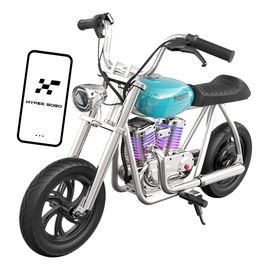 Hyper Gogo Pioneer 12 Plus elektrická motorka s aplikací Modrá, Kolor: Niebieski