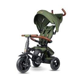 QPlay Rito Deluxe Rubber tříkolka Olive, Kolor: Olive
