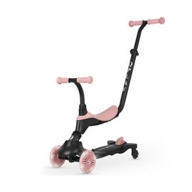 QPlay Sema Evo 3w1 koloběžka Coral Pink, Kolor: Coral Pink