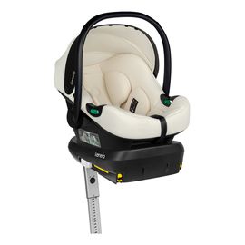Lionelo Astrid i-Size s bází - autosedačka pro miminka (40–87 cm | 0–13 kg | 0–15 měsíců), Baza: baza Astrid, Kolor: Beige Cream