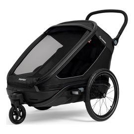 Hamax Outback Next przyczepka rowerowa podwójna black, Rodzaj: dla dwójki dzieci, Kolor: Black, image 