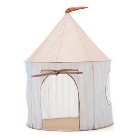 Kids Concept Namiot do zabawy w paski błękitny, image 