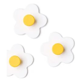 Kids Concept wieszaki flower white 3 sztuki, image 