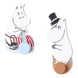 Kids Concept Mumin Wandhaken Muminmama und Muminpapa 2 Stück, Kolor: Moominmamma