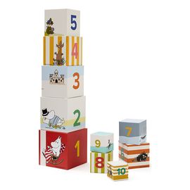 Kids Concept Wieża piramida do układania z kostek Moomin
