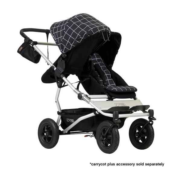 Mountain Buggy Duet dvojkočárek, Kolor materiału: Grid, 5 zdjęcie