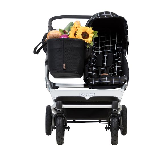 Mountain Buggy Duet dvojkočárek, Kolor materiału: Grid, 6 zdjęcie
